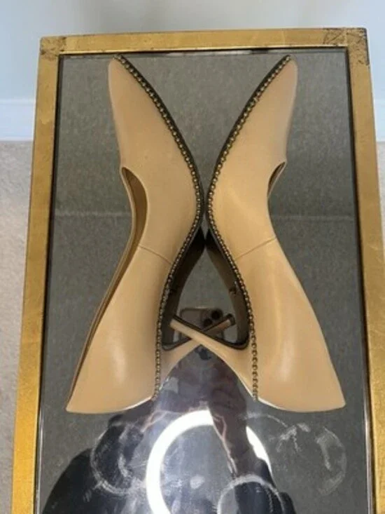 Coach Waverly High Heel Pumps. Nude/beige . Size 6.5. Very Good Condition - Picture 8 of 9